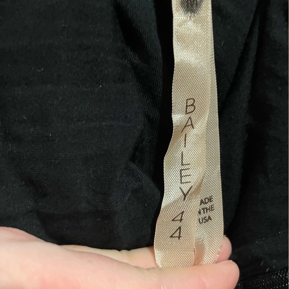 Bailey 44 Dress Women’s Medium Black Mesh Black Tie Classy Party Mini - Picture 13 of 14